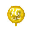 Picture of GOLD FOIL BALLOON 70TH BIRTHDAY 18 INCH